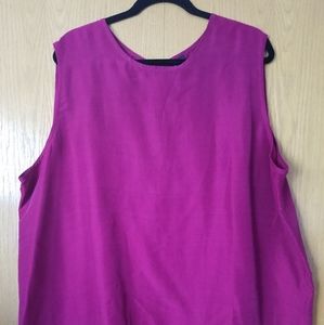 Eileen Fisher Purple Top 3x